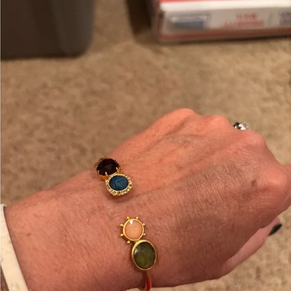 Kate Spade Gold Bracelet with Colorful Stones - Picture 2 of 4